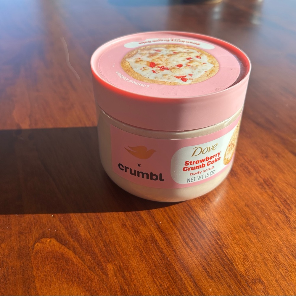 Dove x Crumbl “Strawberry Crumb Cake” Body Scrub